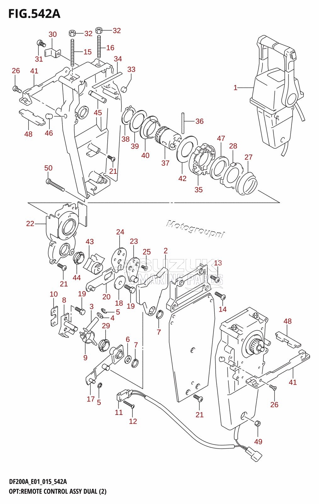 OPT:REMOTE CONTROL ASSY DUAL (2)