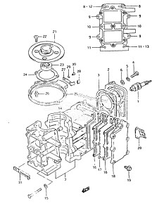 DT5W From 0502-2xxxx ()  1989 drawing CYLINDER DT8 (G /​ J)