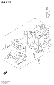 02002F-040001 (2020) 20hp E01 P01 P40-Gen. Export 1 (DF20A   DF20A    DF20AR   DF20AR    DF20AT   DF20AT    DF20ATH   DF20ATH) DF20A drawing CYLINDER BLOCK