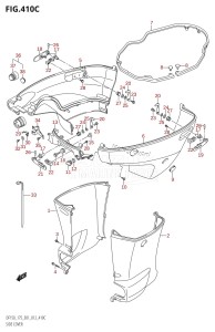 DF150 From 15002F-210001 (E01 E40)  2012 drawing SIDE COVER (DF150Z:E01)