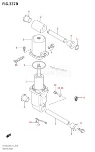 DF140A From 14003F-310001 (E03)  2013 drawing TRIM CYLINDER (DF115AT:E03)