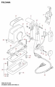 DF60A From 06002F-610001 (E03)  2016 drawing OPT:REMOTE CONTROL ASSY SINGLE (1) (DF40A:E03)