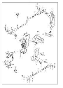 DF25QR From 02501 F-030001 ()  2001 drawing OPT:REMOCON PARTS SET