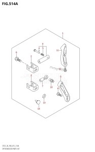 DT30 From 03005-510001 ()  2015 drawing OPT:REMOCON PARTS SET