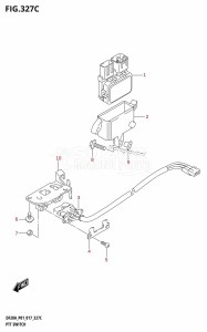 DF20A From 02002F-710001 (P01 P40)  2017 drawing PTT SWITCH (DF15ATH:P01)