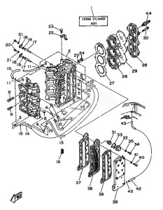 25B drawing CYLINDER--CRANKCASE