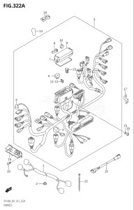 11503F-310001 (2013) 115hp E01 E40-Gen. Export 1 - Costa Rica (DF115AT) DF115A drawing HARNESS