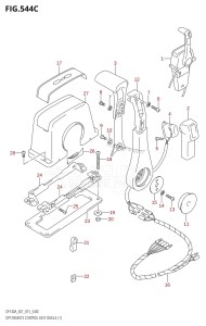 DF140A From 14003F-510001 (E01 E40)  2015 drawing OPT:REMOTE CONTROL ASSY SINGLE (1) (DF140AZ:E01)