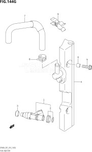 04004F-410001 (2014) 40hp E34-Italy (DF40AST) DF40A drawing FUEL INJECTOR (DF60A:E01)