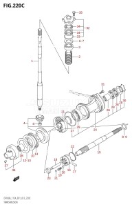 DF115AZ From 11503Z-310001 (E01 E40)  2013 drawing TRANSMISSION (DF115AT:E01)