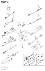 DF150 From 15002F-410001 (E01 E40)  2014 drawing OPT:METER (3) (DF150TG:E01)