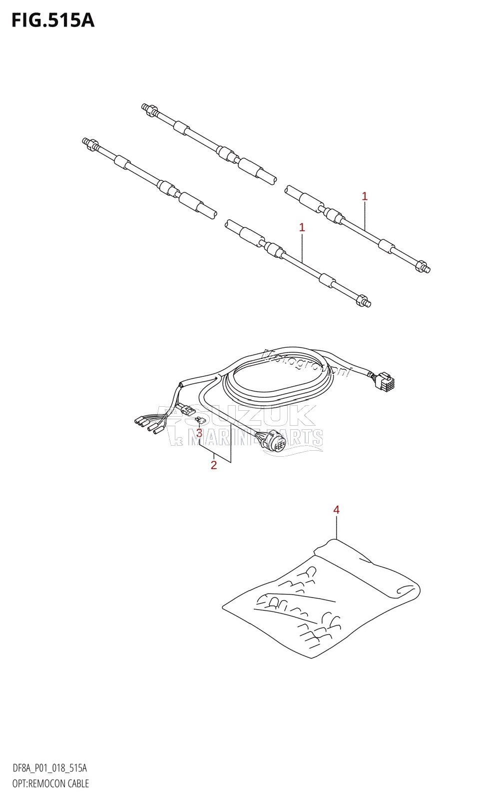 OPT:REMOCON CABLE (DF8A,DF9.9A)