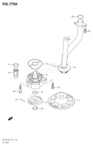 DF140AZ From 14003Z-310001 (E03)  2013 drawing OIL PUMP