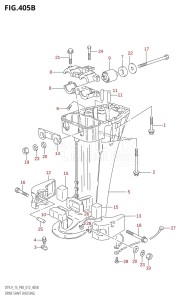 DT9.9 From 00993K-210001 (P36 P40)  2012 drawing DRIVE SHAFT HOUSING (DT9.9K:P40)