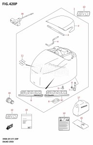 DF40A From 04004F-710001 (E34-Italy)  2017 drawing ENGINE COVER (DF50AVTH:E01)