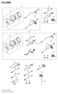 DF175TG From 17502F-610001 (E01 E40)  2016 drawing OPT:MULTI FUNCTION GAUGE (DF150T:E01)