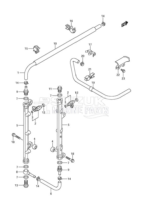 Fuel Injector (DF 250S)