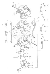 DT50 From 05004-751001 ()  1997 drawing CARBURETOR