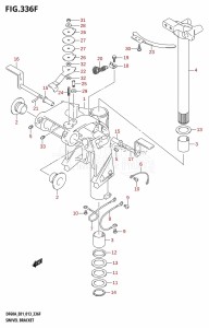 DF60A From 06002F-310001 (E01 E40)  2013 drawing SWIVEL BRACKET (DF50ATH:E01)