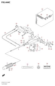 DF9.9B From 00995F-310001 (P01)  2013 drawing TILLER HANDLE (DF20A:P01)