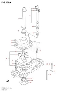 DT25 From 02503K-410001 (P36-)  2014 drawing WATER PUMP (DT25K:P36)