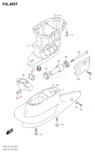 06002F-610001 (2016) 60hp E01 E40-Gen. Export 1 - Costa Rica (DF60A  DF60AQH  DF60ATH) DF60A drawing DRIVE SHAFT HOUSING (DF60AVTH:E01)