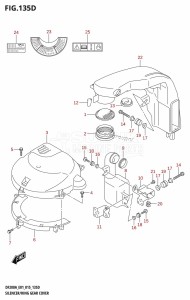 DF200A From 20003F-510001 (E01 E40)  2015 drawing SILENCER /​ RING GEAR COVER (DF200AZ:E40)