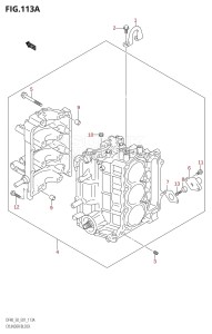 DF50 From 05001F-031001 (E11)  2013 drawing CYLINDER BLOCK