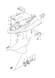 DF 115A drawing Gear Case (C/R)