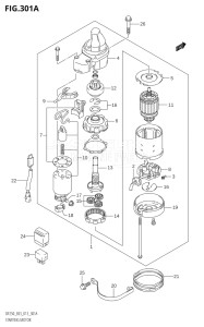 20002Z-310001 (2013) 200hp E03-USA (DF200Z) DF200Z drawing STARTING MOTOR