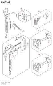 DF250A From 25003P-310001 (E01 E40)  2013 drawing OPT:SWITCH