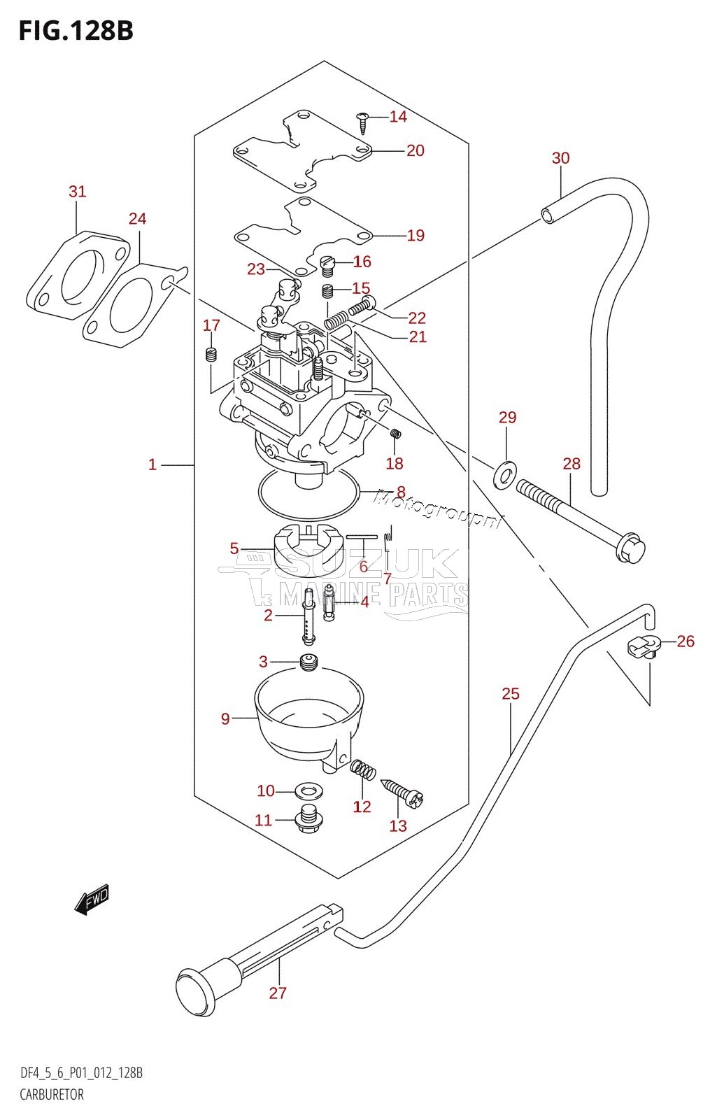 CARBURETOR (DF5:P01)