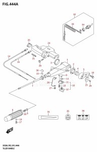 DF20A From 02002F-810001 (P03)  2018 drawing TILLER HANDLE (DF9.9B,DF9.9BTH,DF15A,DF15ATH,DF20A,DF20ATH)