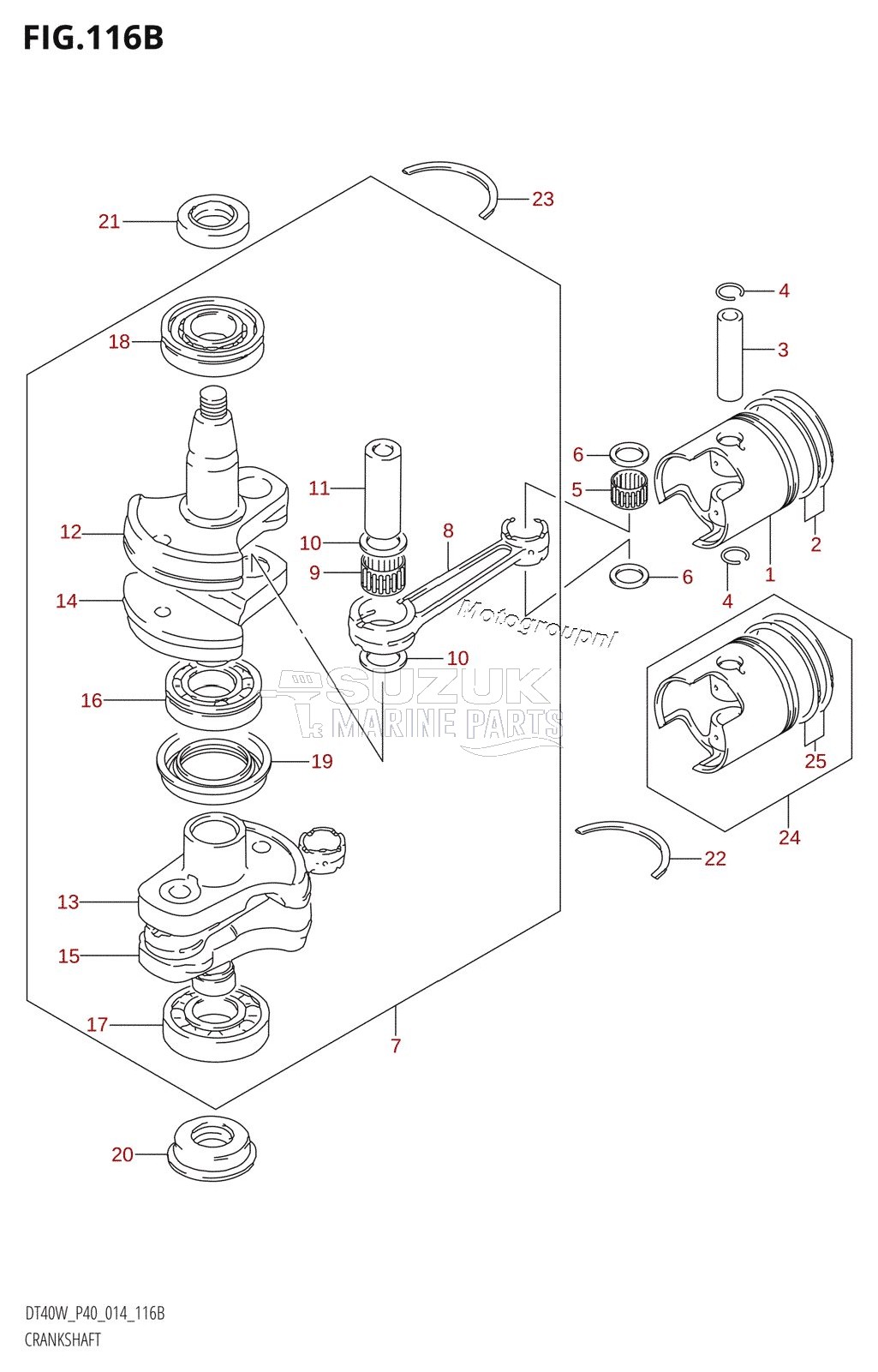 CRANKSHAFT (DT40W:P90)