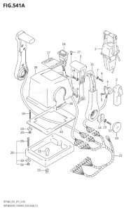 14003Z-610001 (2016) 140hp E01-Gen. Export 1 (DF140AZ) DF140AZ drawing OPT:REMOTE CONTROL ASSY DUAL (1)