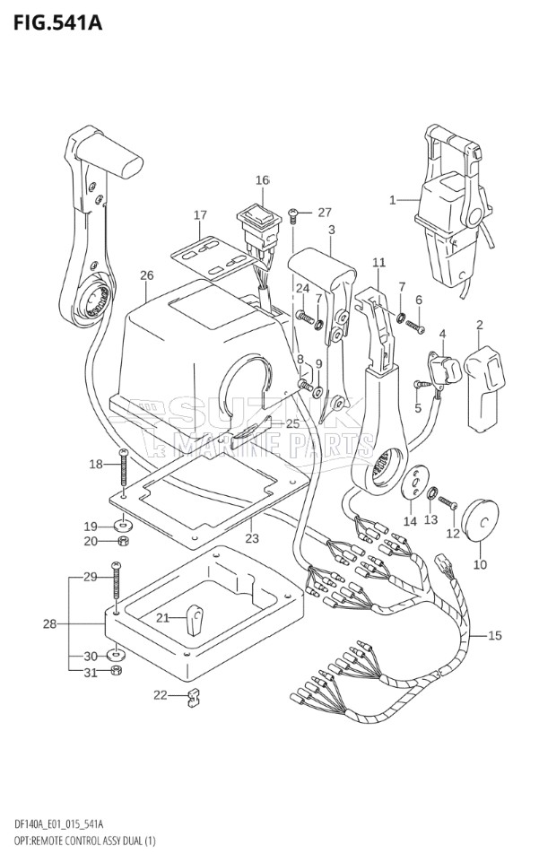 OPT:REMOTE CONTROL ASSY DUAL (1)