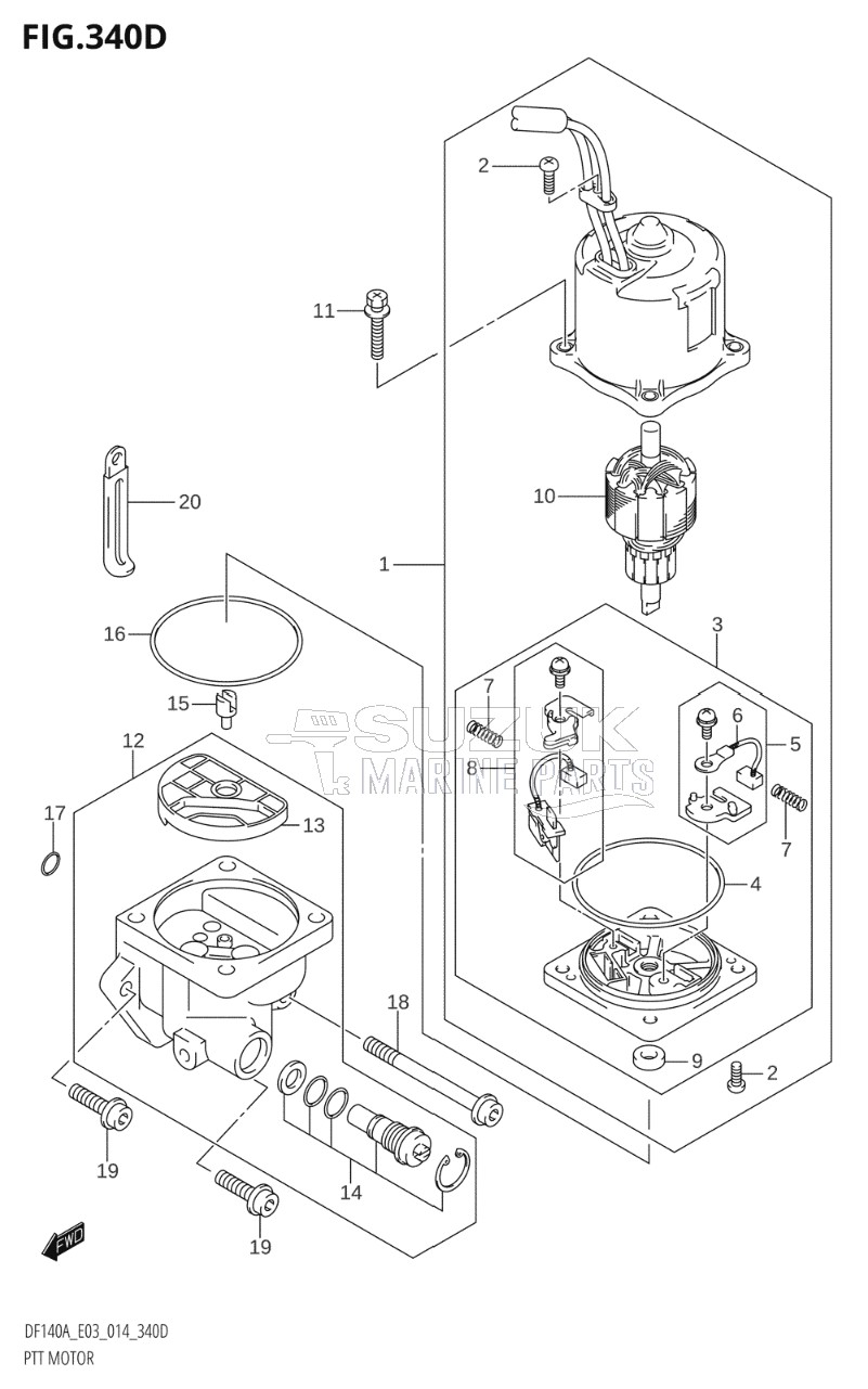 PTT MOTOR (DF140AT:E03)