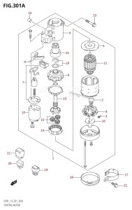 DF115Z From 11501Z-980001 (E01 E40)  2009 drawing STARTING MOTOR