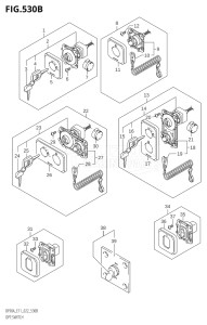 07003F-240001 (2022) 70hp E11 E40-Gen. Export 1-and 2 (DF70AT  DF70ATH  DF70ATH) DF70A drawing OPT:SWITCH (SEE NOTE)