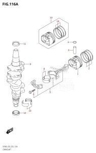 DF40A From 04003F-040001 (E03)  2020 drawing CRANKSHAFT