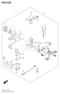 DF9.9A From 00994F-340001 (P01)  2023 drawing OPT:REMOTE CONTROL PARTS (DF8A,DF9.9A)