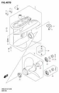 DF50A From 05003F-710001 (E01)  2017 drawing GEAR CASE (DF40AST:E34)