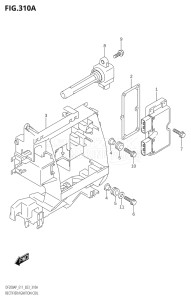 20003P-040001 (2020) 200hp E01 E03 E40-Gen. Export 1 - USA (DF200AP  DF200AP) DF200AP drawing RECTIFIER / IGNITION COIL