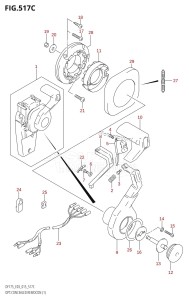 DF150 From 15002F-510001 (E03)  2015 drawing OPT:CONCEALED REMOCON (1) (DF175T:E03)