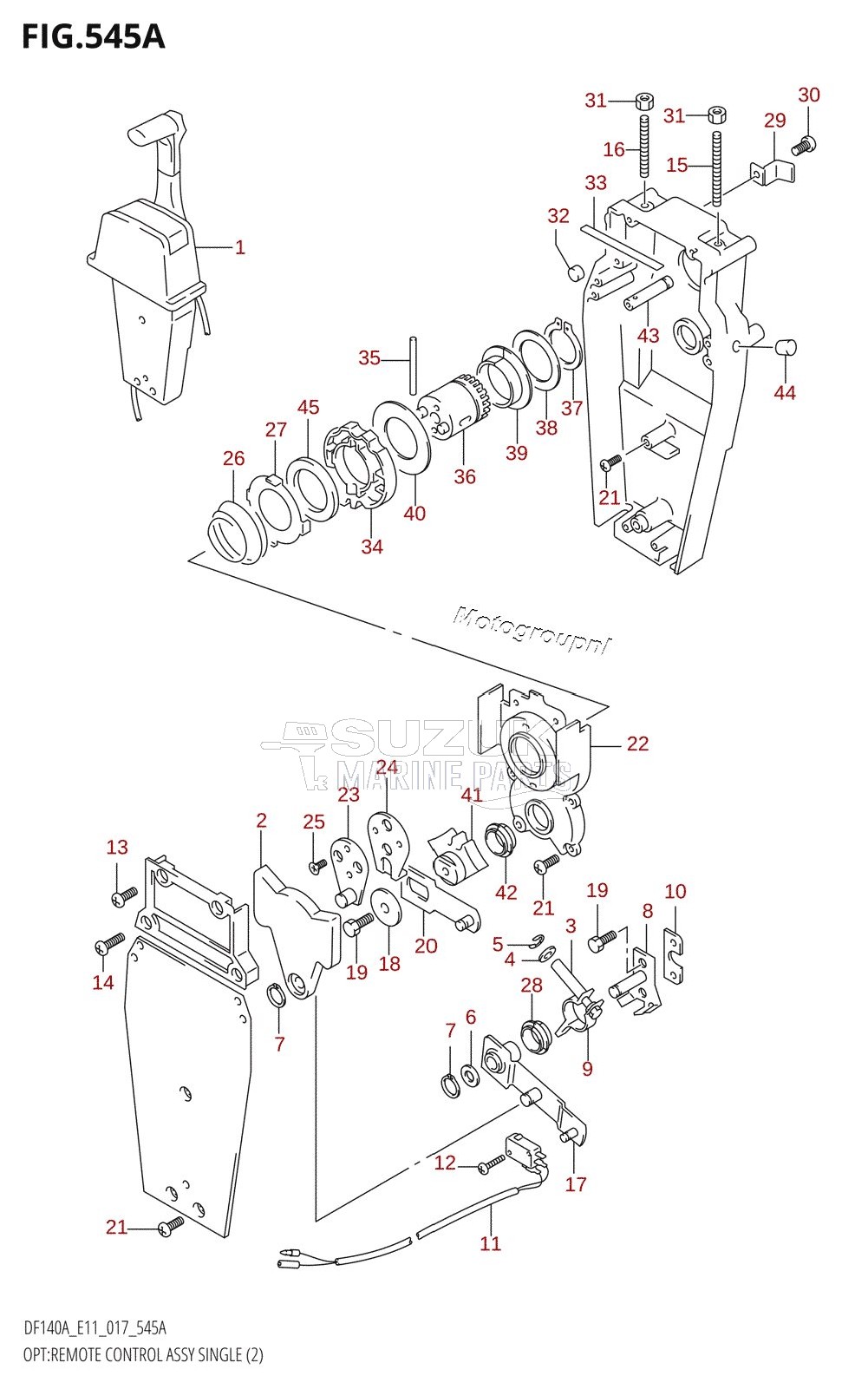 OPT:REMOTE CONTROL ASSY SINGLE (2)