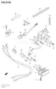 DF9.9 From 00992F-680001 (P03)  2006 drawing RECTIFIER (K5,K6,K7,K8,K9,K10,011)