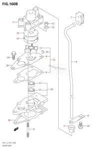 DF4 From 00401F-780001 (P01)  2007 drawing WATER PUMP (K5,K6,K7,K8,K9,K10,011)