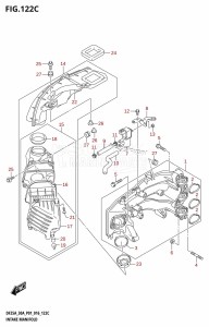 DF25A From 02504F-610001 (P01)  2016 drawing INTAKE MANIFOLD (DF25AT:P01)