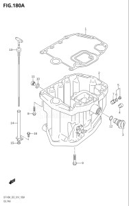 14003Z-410001 (2014) 140hp E03-USA (DF140AZ) DF140AZ drawing OIL PAN