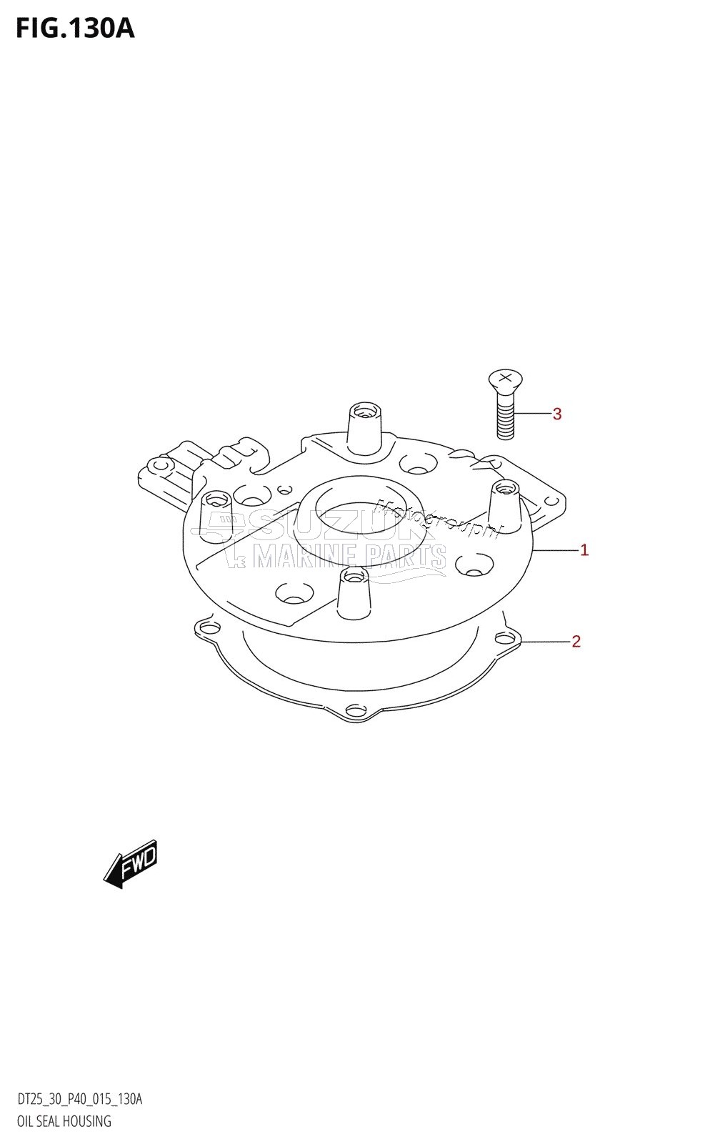 OIL SEAL HOUSING (DT25K:P36)